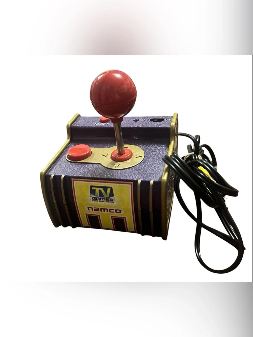 Namco Retro TV Games Joystick in Purple & Red